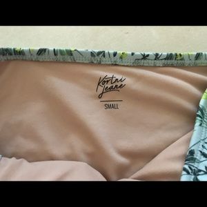 Kortni Jeane Ruffle Around swim top Wild Flower